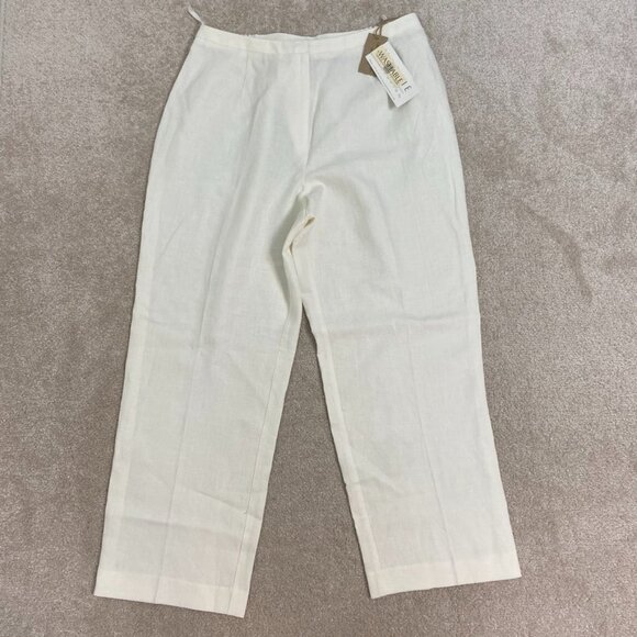 NWT Maggie Mcnaughton  capri pants Sandwash‎ - Picture 1 of 15